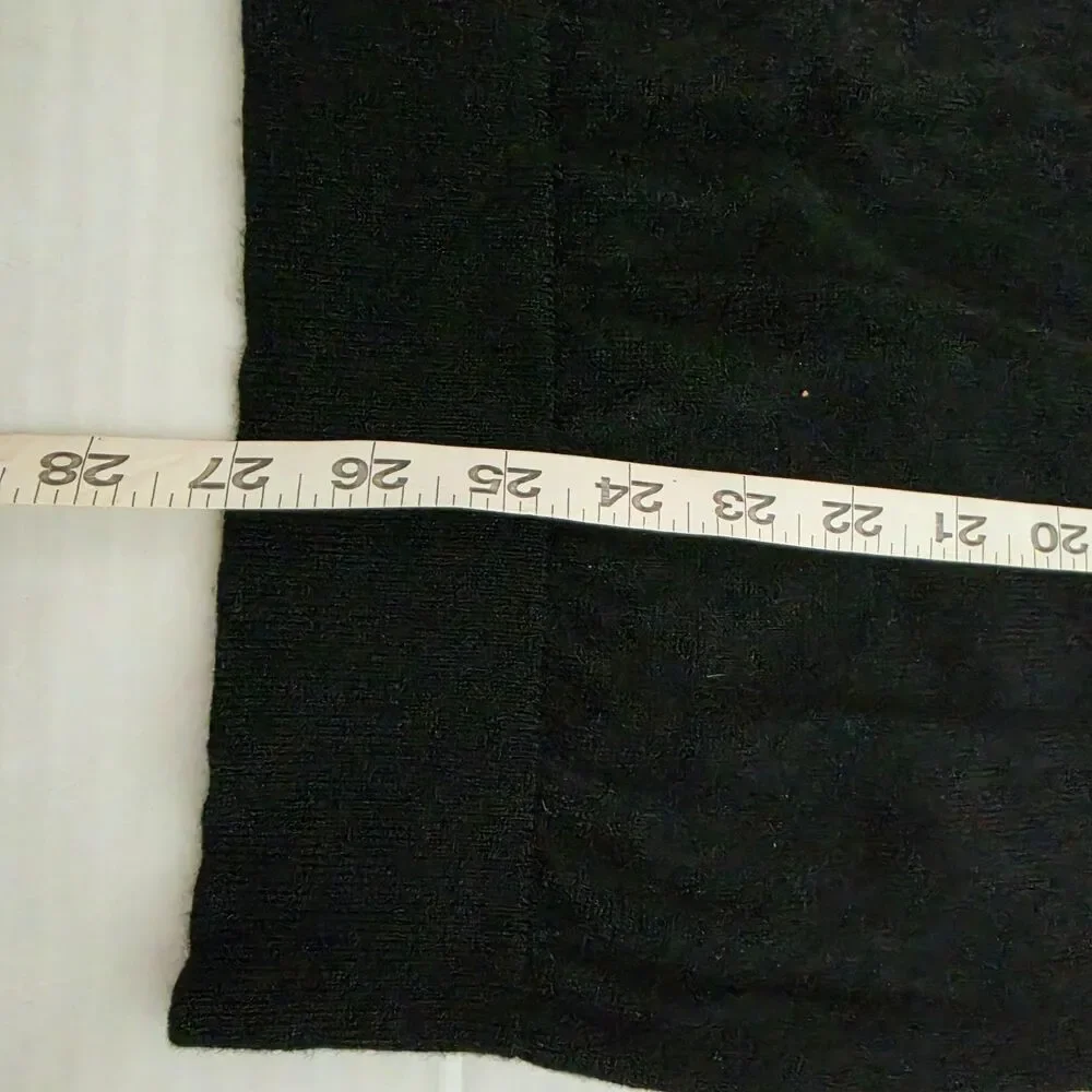 Bonobos Men's Extra Fine Merino Wool Sweater Black Size Medium Round neck